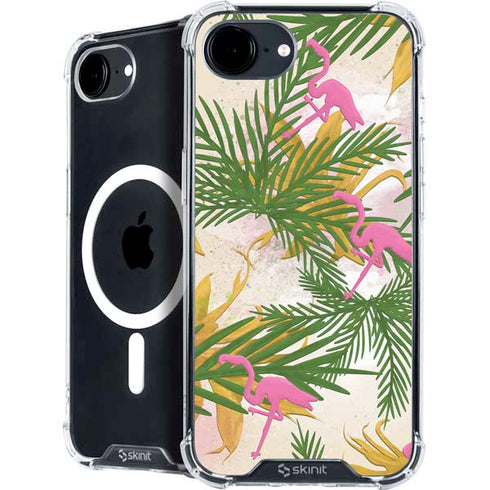 Flamingo Pattern iPhone 16e MagSafe Case