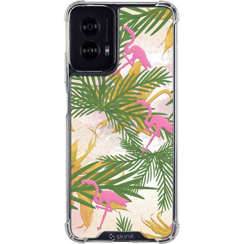 Flamingo Pattern Moto G Power 5G (2024) Clear Case