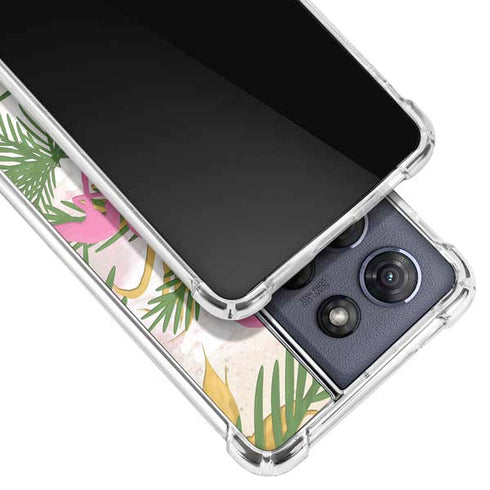 Flamingo Pattern Moto G Power 5G (2025) Clear Case