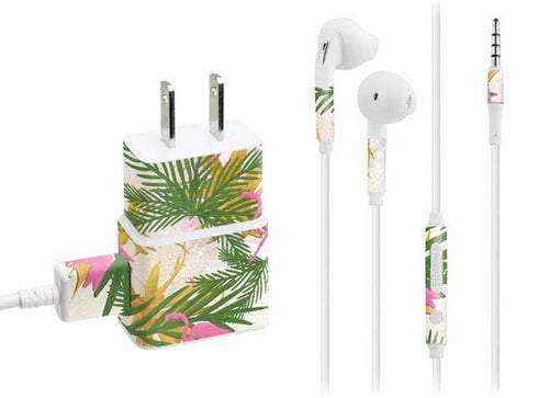 Flamingo Pattern Phone Charger Skin