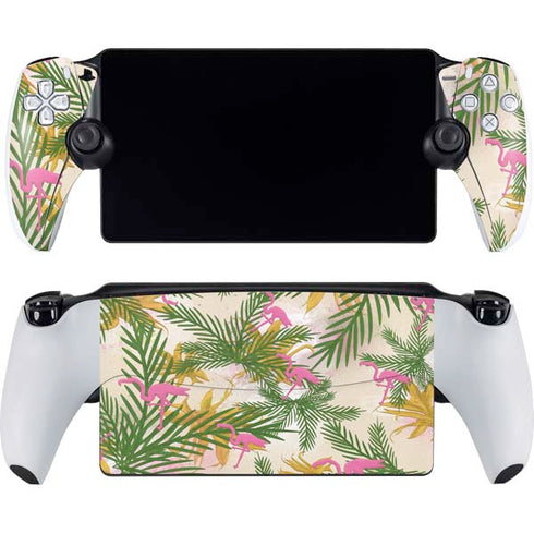 Flamingo Pattern PlayStation Portal Remote Player Skin