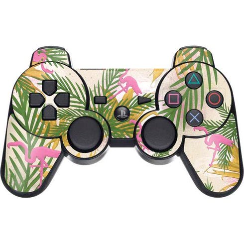 Flamingo Pattern PS3 Dual Shock wireless controller Skin