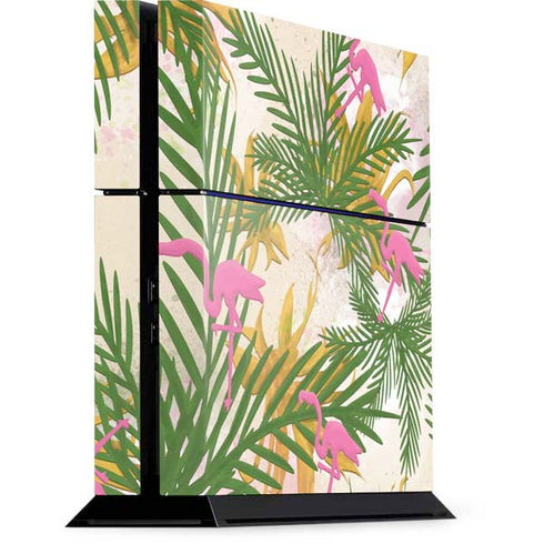 Flamingo Pattern PS4 Console Skin