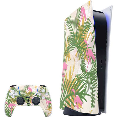 Flamingo Pattern PlayStation PS5 Skins