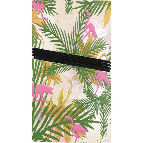 Flamingo Pattern PS5 Pro Console Skin