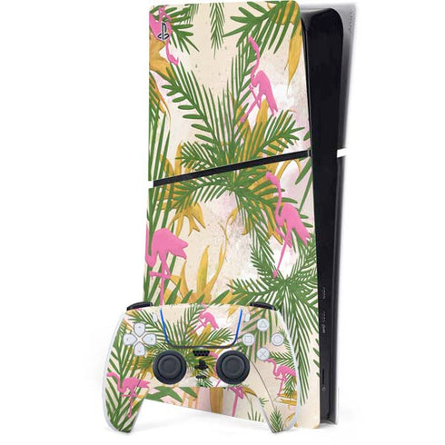 Flamingo Pattern PlayStation PS5 Skins