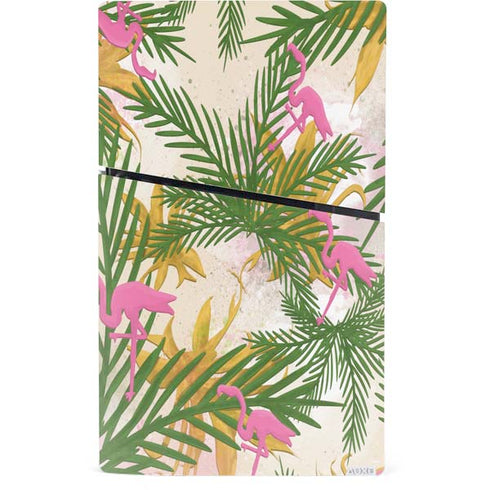 Flamingo Pattern PS5 Slim Digital Edition Console Skin