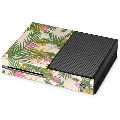 Flamingo Pattern Xbox One Console Skin