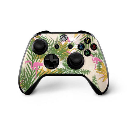 Flamingo Pattern Xbox One X Controller Skin