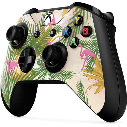 Flamingo Pattern Xbox One X Controller Skin