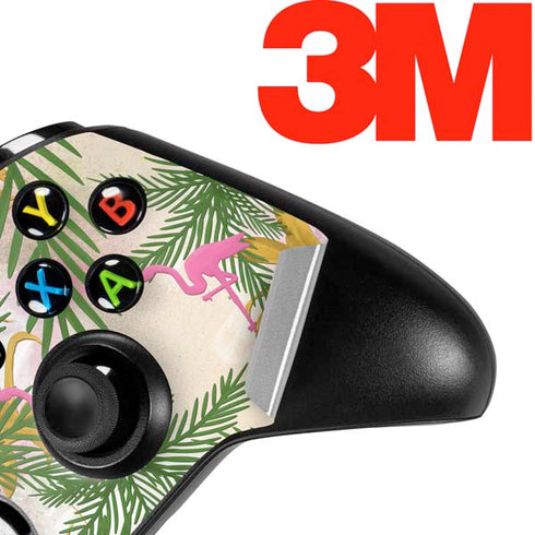 Flamingo Pattern Xbox One X Controller Skin