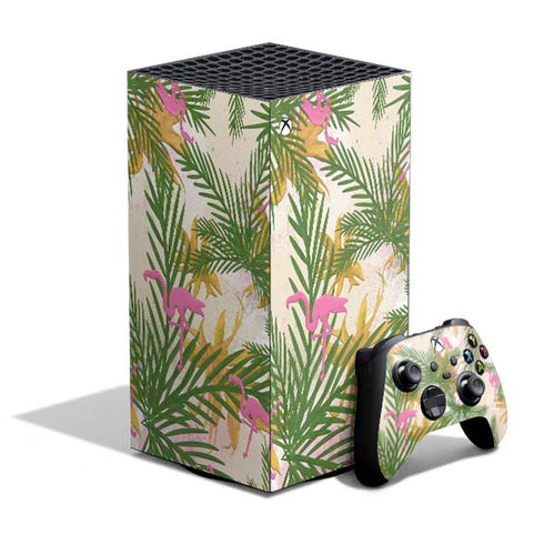 Flamingo Pattern XBox Series X Digital Edition Bundle Skin