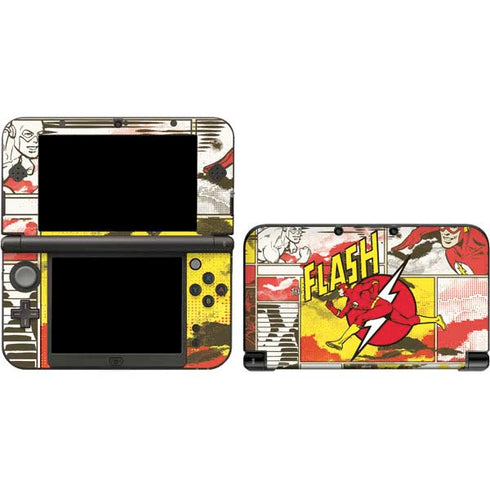 DC Comics Flash Block Pattern Nintendo Skins