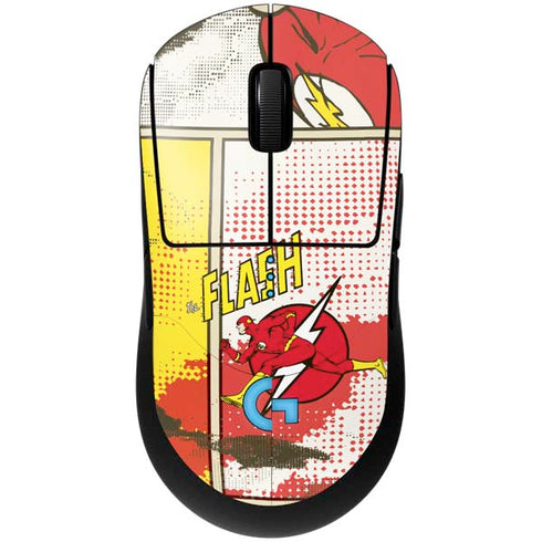 DC Comics Flash Block Pattern G Pro Wireless Gaming Mouse Skin