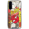 DC Comics Flash Block Pattern Galaxy A36 5G Clear Case