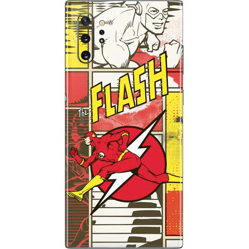DC Comics Flash Block Pattern Galaxy Note 10 Plus Skin
