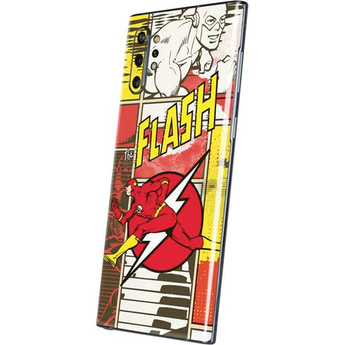 DC Comics Flash Block Pattern Galaxy Note 10 Plus Skin