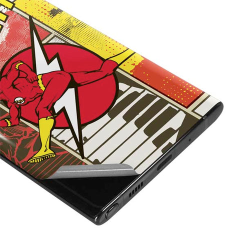 DC Comics Flash Block Pattern Galaxy Note 10 Plus Skin