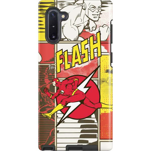 DC Comics Flash Block Pattern Galaxy Cases