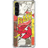 DC Comics Flash Block Pattern Galaxy S24 FE Clear Case