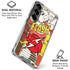 DC Comics Flash Block Pattern Galaxy S26 Clear Case