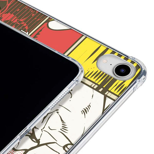 DC Comics Flash Block Pattern iPad 11th Gen (2025) Clear Case