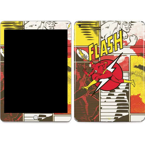 DC Comics Flash Block Pattern Apple iPad Skin
