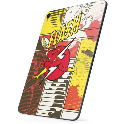 DC Comics Flash Block Pattern Apple iPad Pro Skin