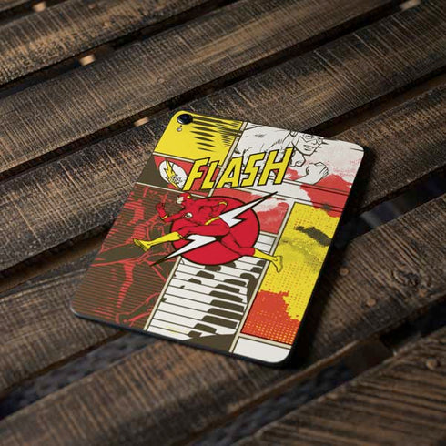 DC Comics Flash Block Pattern Apple iPad Pro Skin
