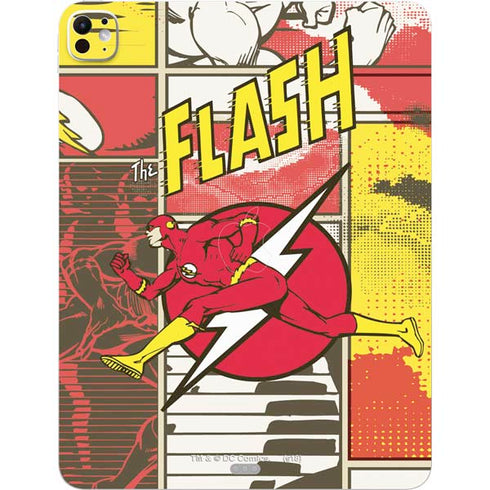DC Comics Flash Block Pattern iPad Pro 13in M4 (2024) Skin