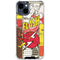 DC Comics Flash Block Pattern iPhone 15 Clear Case