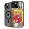 DC Comics Flash Block Pattern iPhone 15 Kickstand Case