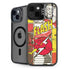 DC Comics Flash Block Pattern iPhone 15 Plus Kickstand Case