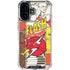 DC Comics Flash Block Pattern iPhone 16 Plus Clear Case