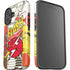 DC Comics Flash Block Pattern iPhone 16 Plus Impact Case