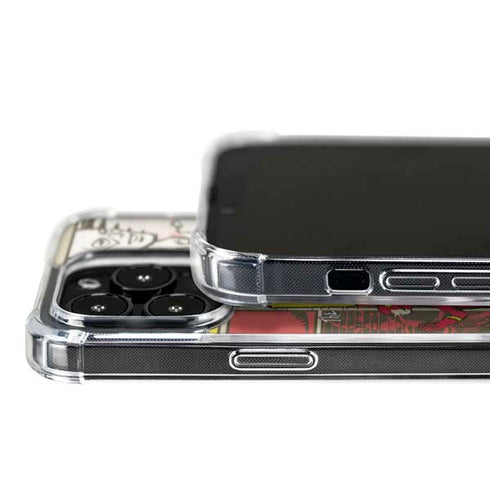 DC Comics Flash Block Pattern iPhone 16 Pro MagSafe Case