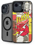 DC Comics Flash Block Pattern iPhone 16e Kickstand Case
