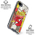 DC Comics Flash Block Pattern iPhone 16e Clear Case
