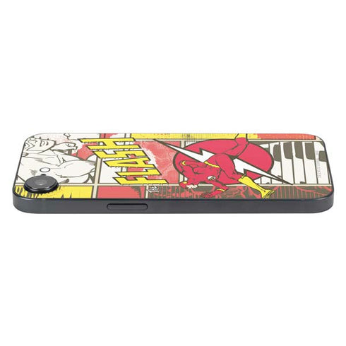 DC Comics Flash Block Pattern iPhone 16e Skin