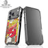 DC Comics Flash Block Pattern iPhone 18 Pro Clear Case