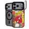 DC Comics Flash Block Pattern iPhone 18 Pro Kickstand Case
