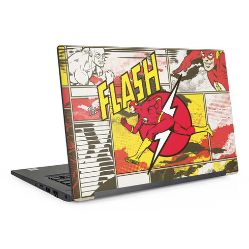 DC Comics Flash Block Pattern Dell Latitude Skin