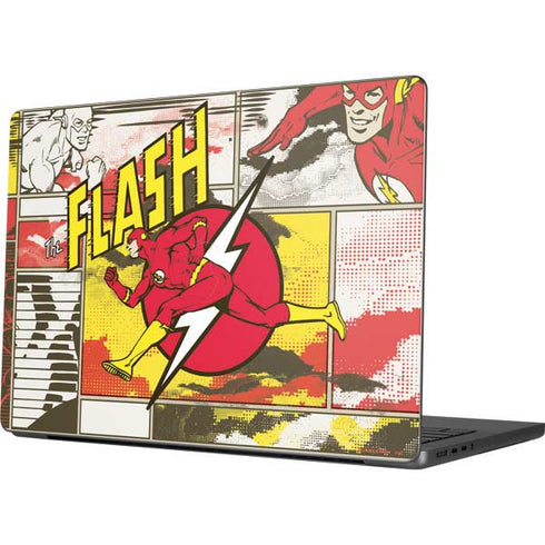 DC Comics Flash Block Pattern Apple MacBook Pro 14-inch Skin
