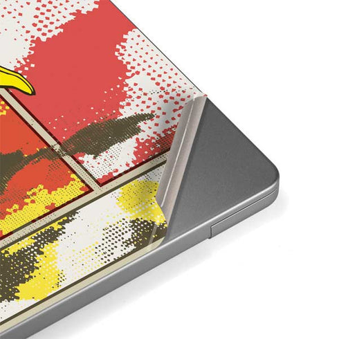 DC Comics Flash Block Pattern Apple MacBook Pro 14-inch Skin