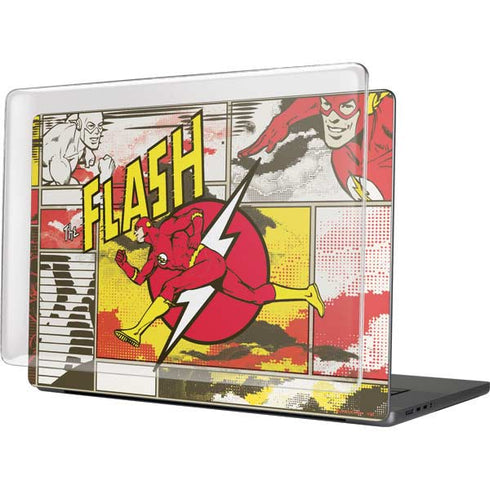 DC Comics Flash Block Pattern MacBook Cases