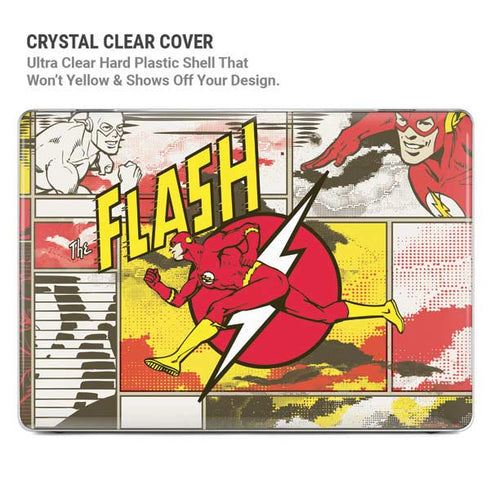 DC Comics Flash Block Pattern MacBook Cases