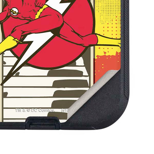 DC Comics Flash Block Pattern Otterbox Defender iPhone Skin