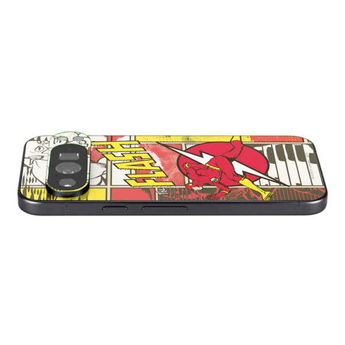 DC Comics Flash Block Pattern Pixel 9 Pro XL Skin