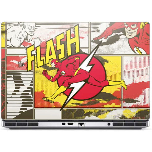 DC Comics Flash Block Pattern Dell Precision Skin