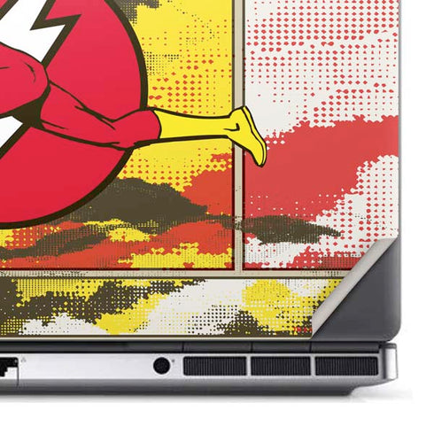 DC Comics Flash Block Pattern Dell Precision Skin